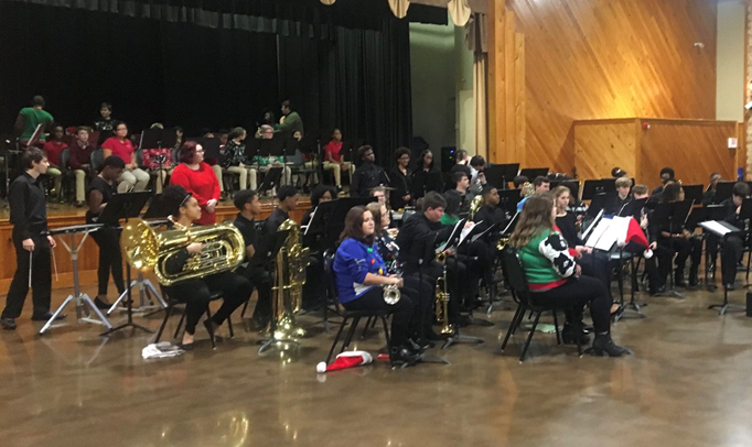 WBR Schools band collab